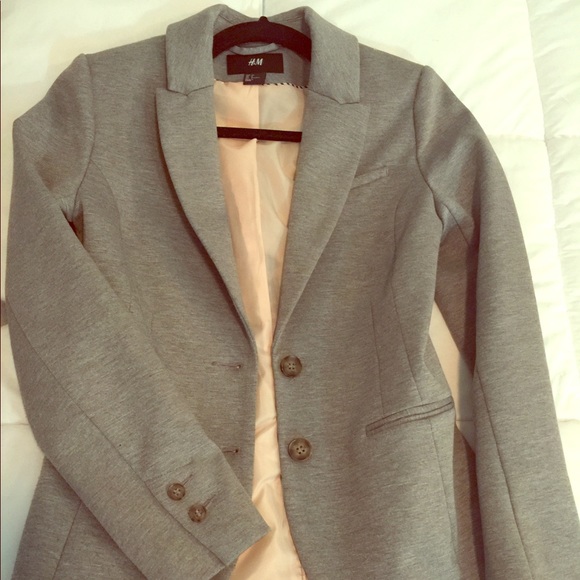 H&M Jackets & Blazers - H&M Gray Blazer
